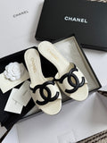 Chanel CC Slippers #381591