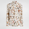 Dolce&Gabbana Shell Printed Silk Martini Shirt Men's Spring And Summer Long Sleeve Single Breasted Fashion Elegant Casual Shirt Ngvp #1978