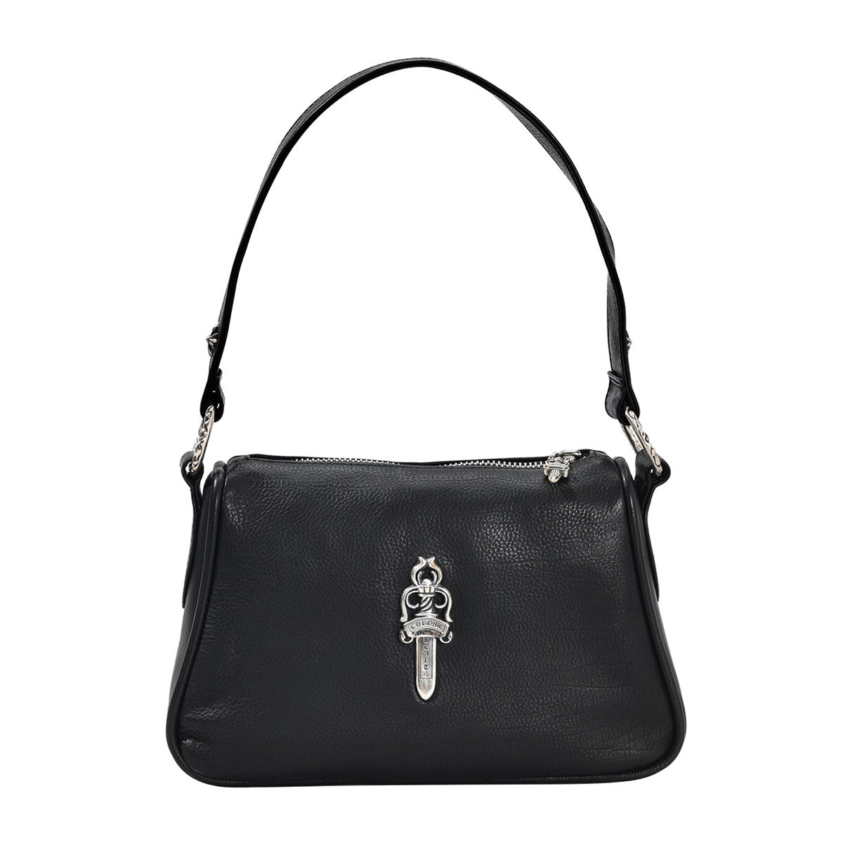 Chrome Hearts Women's Fashion Classic Leather Sword Jacquard 925 Sterling Silver Jewelry Solid Color Underarm Bag Small Handbag Bags K680 #81574