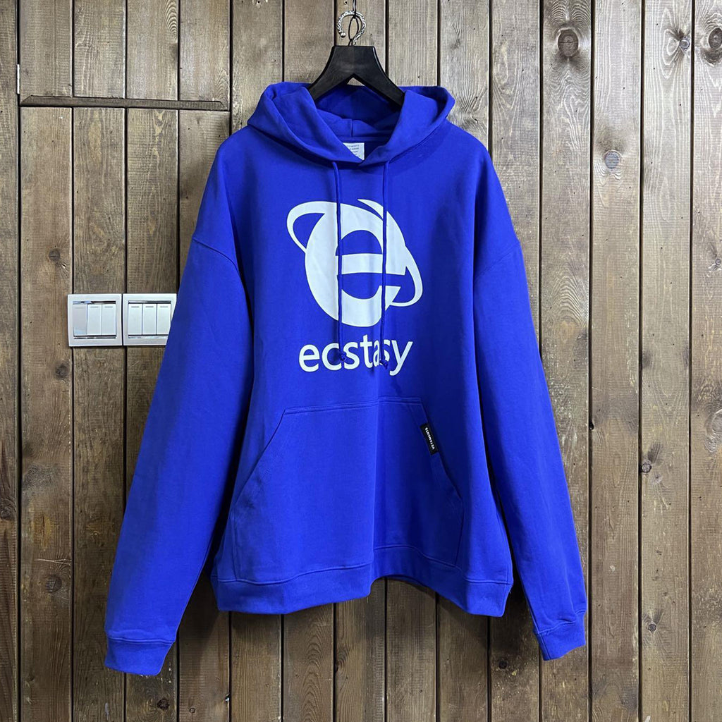 Vetements Men's Spring And Autumn Esctasy Browser Sweatshirt Fashion Letter Printed Loose Zipper Long Sleeve Hoodie #71574