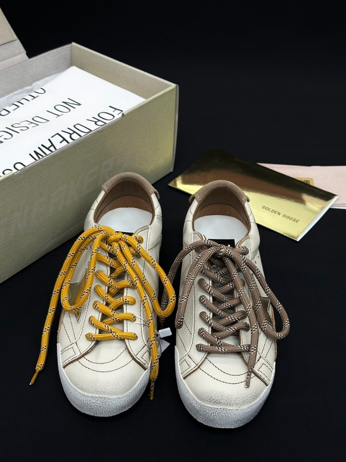 Golden Goose Men's and Women's Spring/Fall Fashion Casual Round Toe Lace Up Low Top Star Print Thin Sole Sneakers Casual Shoes Shoes #78525