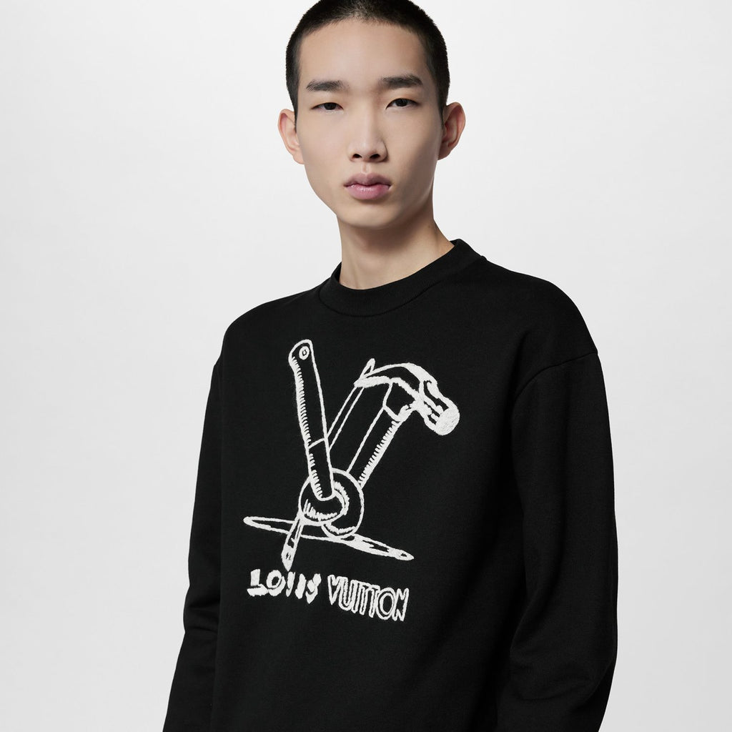 Louis Vuitton Knitted Crew Neck Pullover Sweater #96125