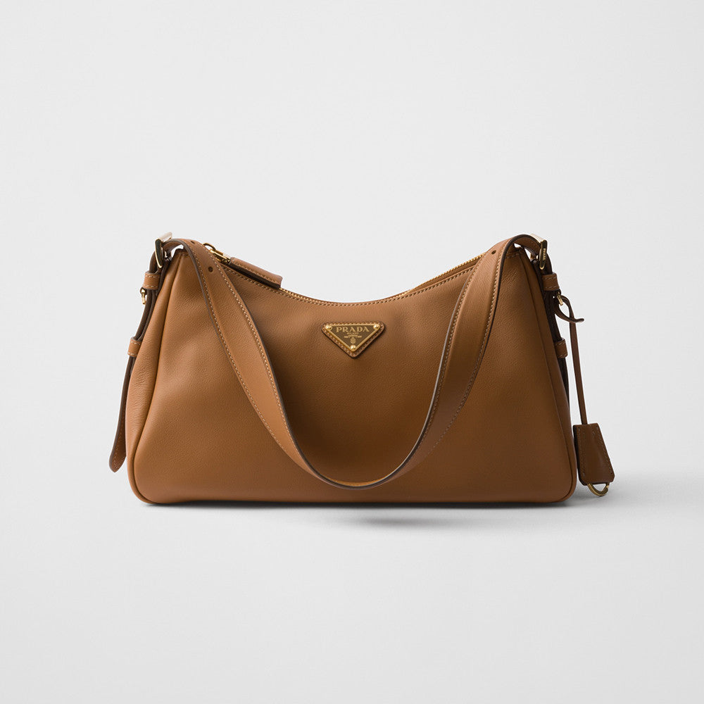 Prada Aimée Large Leather Shoulder Bag 1BC228 #334397