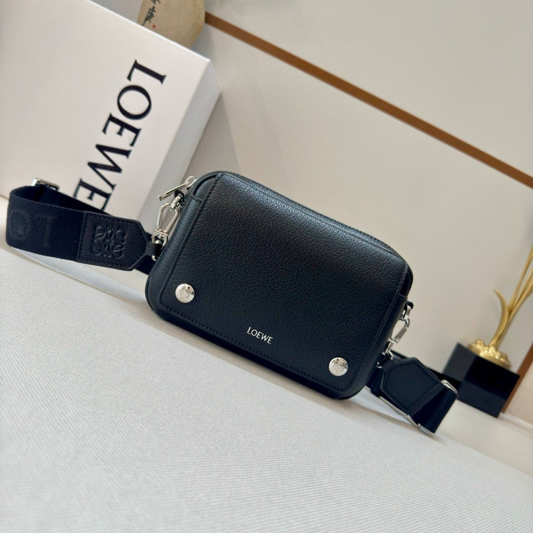 Dior Soft Pebble-grain cowhide leather messenger bag Bags 1LLSH260KEN_H720 #82506A