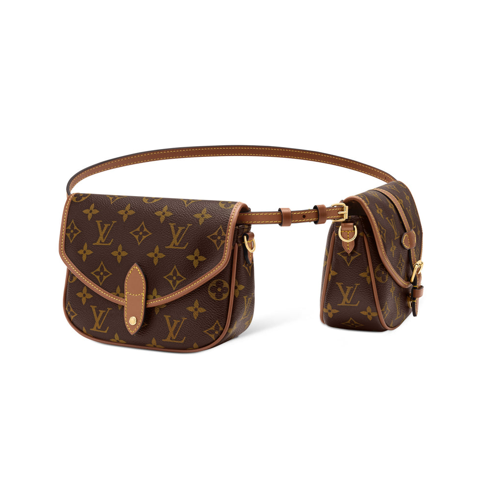 Louis Vuitton DUO BB Women's Fashion Classic Print Adjustable Strap Metal Hardware Single Compartment Crossbody Waist Bag Bags M26592 #78639