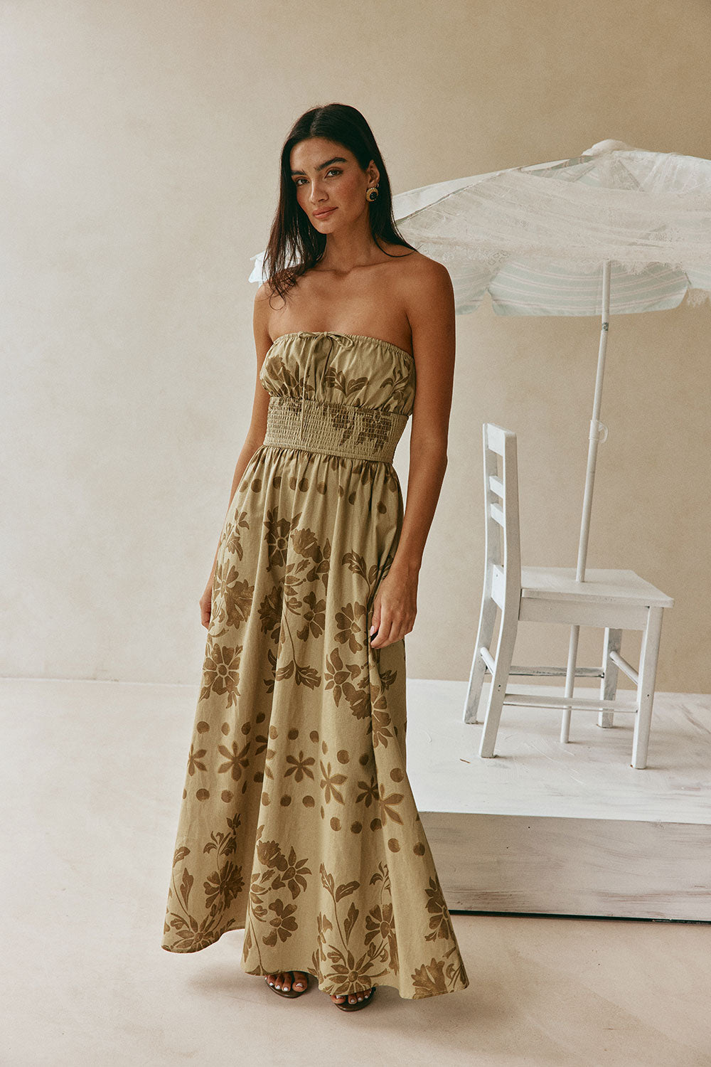 Vivo Dress - Ancienne Green