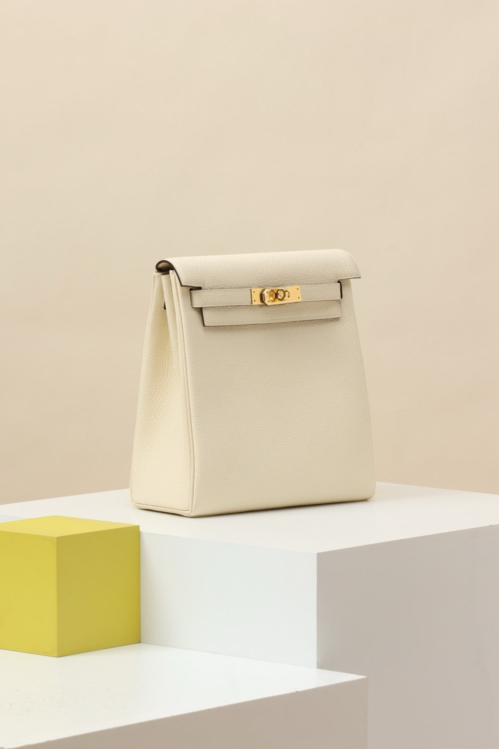 Hermes Women's Fashion Casual Solid-Color Leather Adjustable Strap Dual Purpose Backpack Shoulder Bag Crossbody Bag Bags KA220360 #78968
