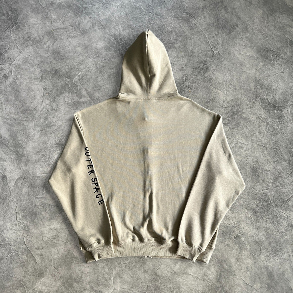 Broken Planet Zip-Up Hoodie Apricot