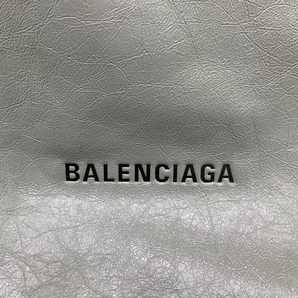 Balenciaga Women's Old Hardware Accessories Zipper Closure Sheep Leather Tote Bag Single Shoulder Crossbody Bags #75936