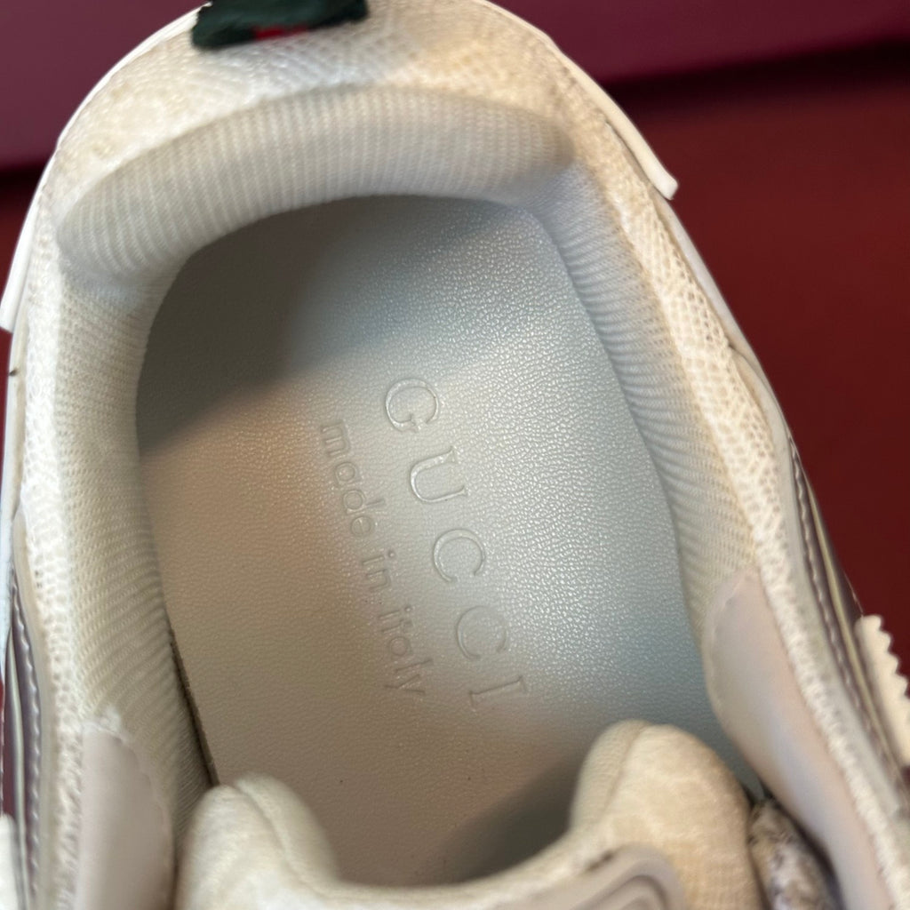 Gucci cub3d Men's And Women's Solid Color Round Toe Lace-up Mesh Fabric Thick Sole Sneakers Shoes #77529