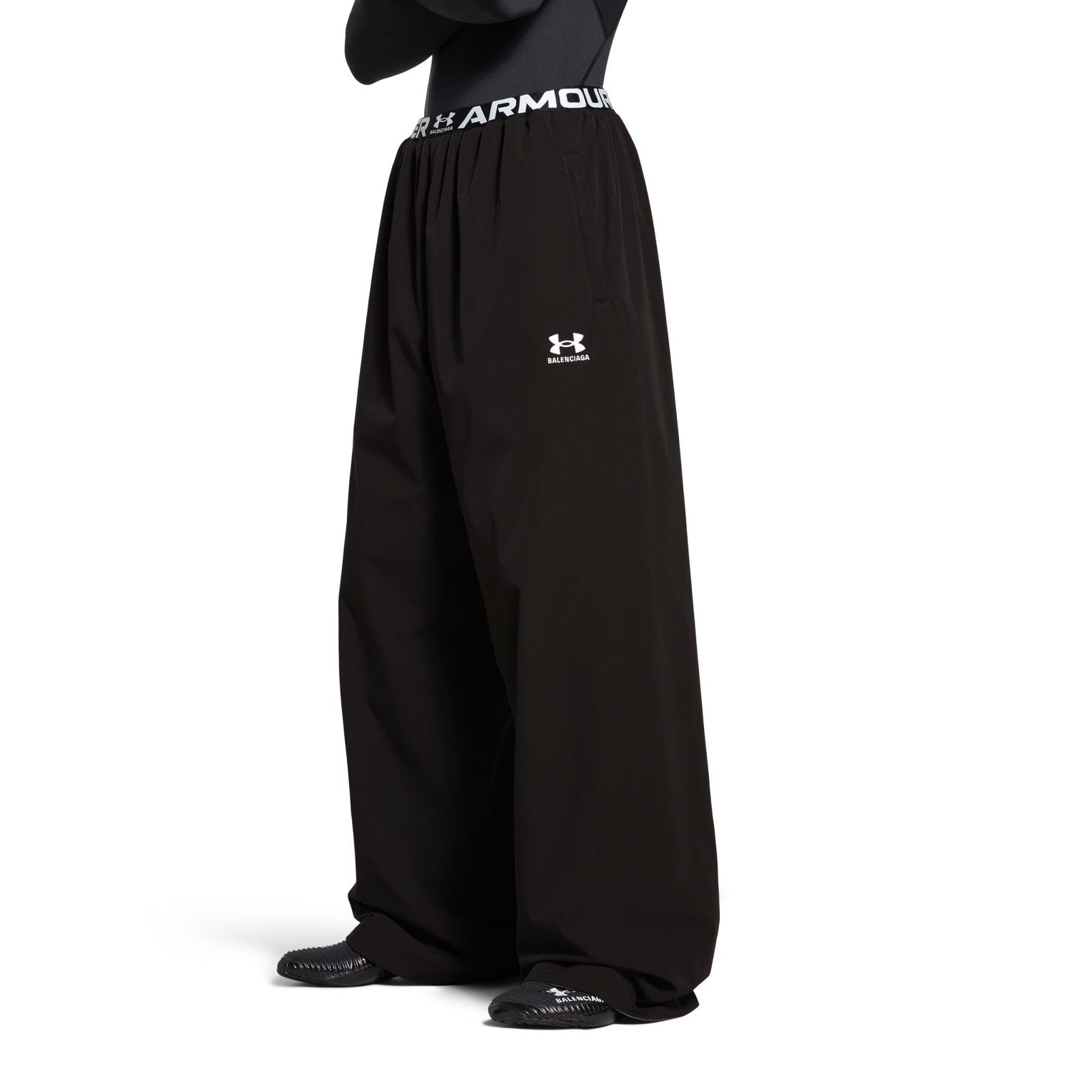 Balenciaga Men's Spring And Fall Fashion Double Sided Layered Stretch Knit Sweatpants Pants #76416
