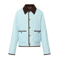 Louis Vuitton Men's Fall And Winter Light Blue Patchwork Fitted Lapel Single Breasted Long Sleeved Jacket #73167