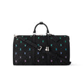 Louis Vuitton Keepall Bandoulière 50 Men's Letter Embroidery Colourful Printing Solid Colour Detachable Adjustable Shoulder Strap Denim Shoulder Slant Tote Bag Bags #76751