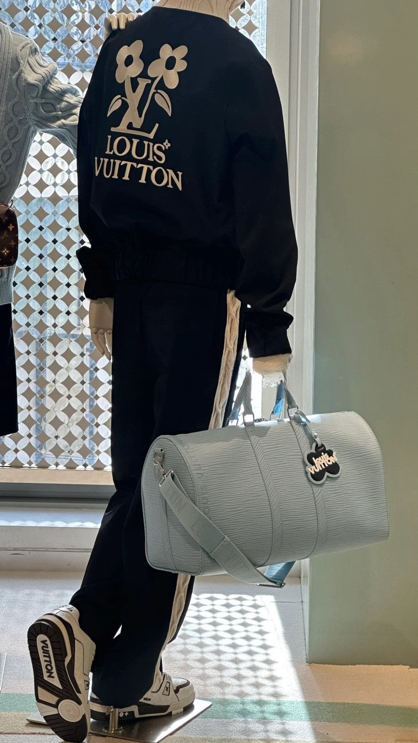 Louis Vuitton Men's Spring and Autumn Color Blocking Logo Embroidery High Collar Zipper Long Sleeve Jacket #72669