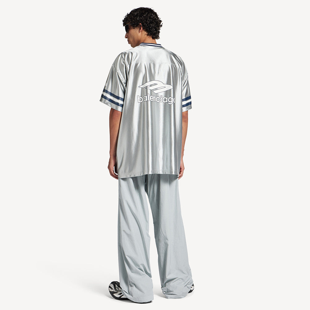 Balenciaga Men's 3b Football V-neck T-shirt Oversized #376175