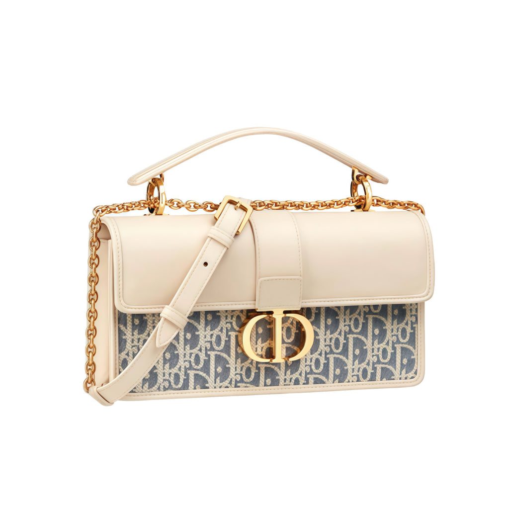 Dior Dior 3D Montaigne Top Handle Women's Chain Handbags Solid Color Jacquard Shoulder Bags Tote Bags Bag #76878