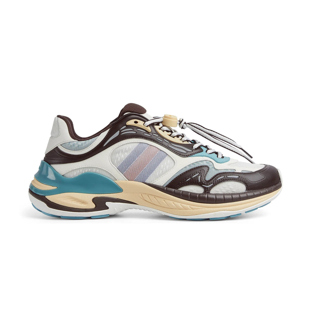 Gucci 2.0 Men's and Women's Mesh Leather Round Toe Drawstring Low Top Sneakers Shoes #77124