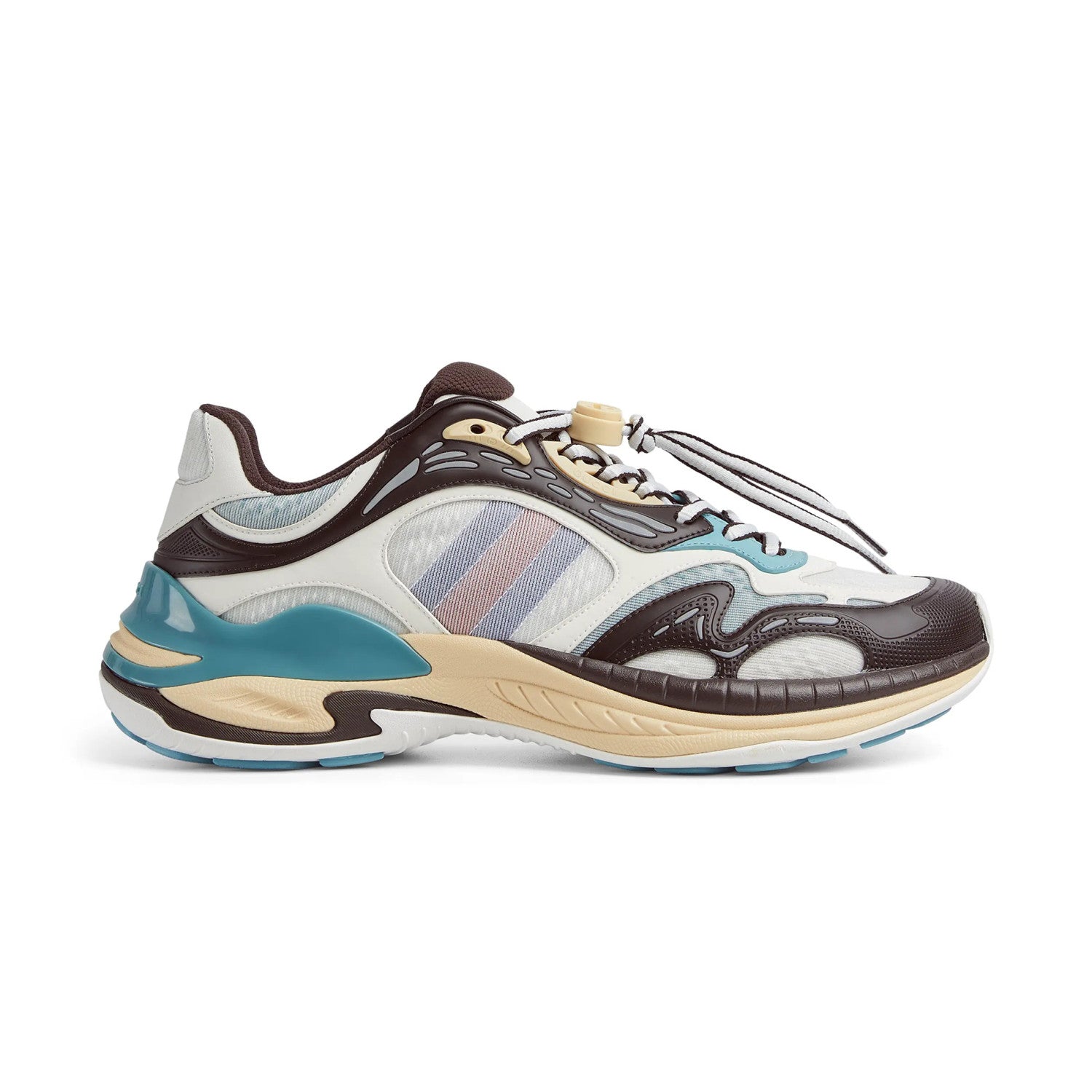 Gucci 2.0 Men's and Women's Mesh Leather Round Toe Drawstring Low Top Sneakers Shoes #77124