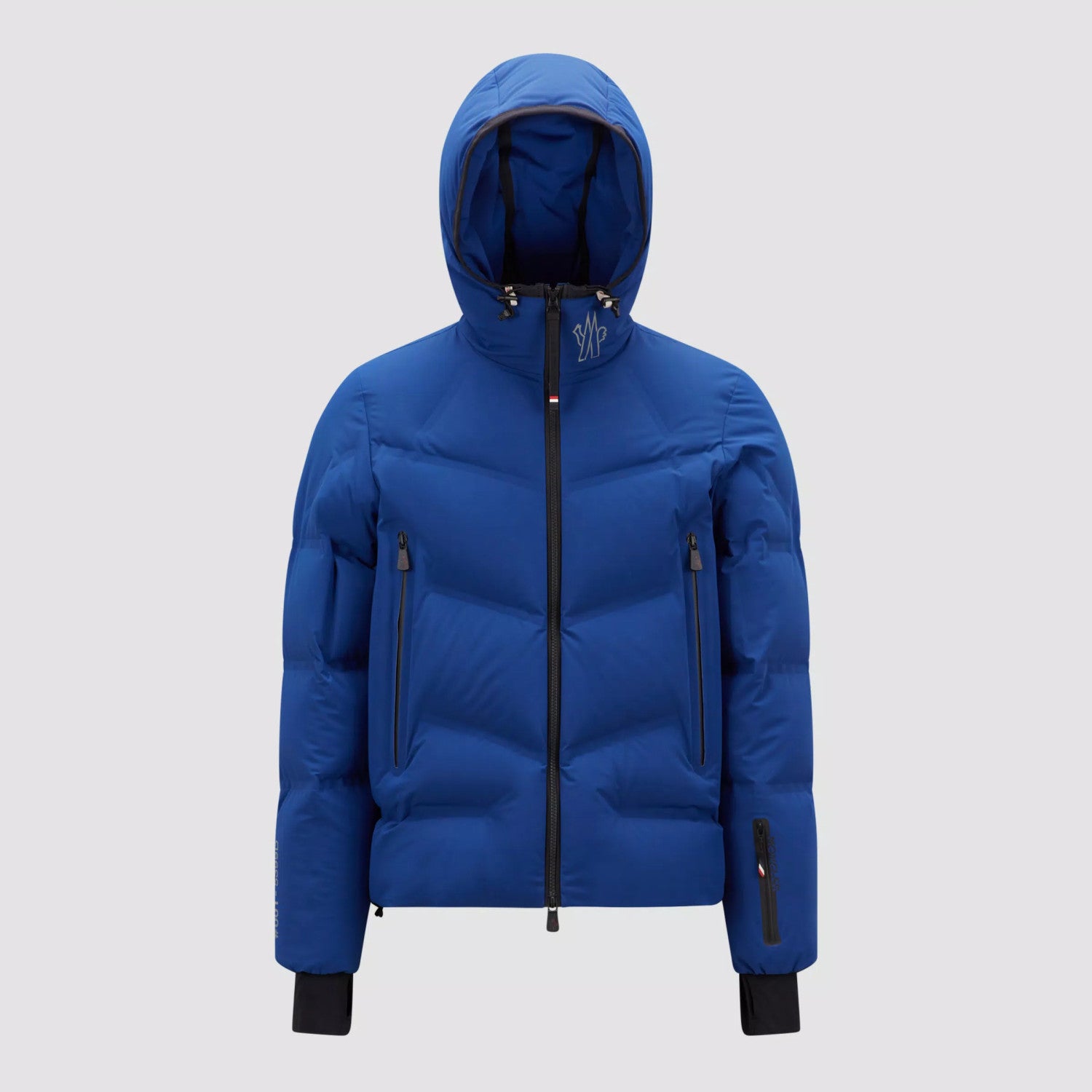 Moncler Men's Winter Solid Color Logo Printed Hooded Zipper Long Sleeve Arcesaz Short Puffer Down Jacket #98135