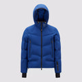 Moncler Men's Winter Solid Color Logo Printed Hooded Zipper Long Sleeve Arcesaz Short Puffer Down Jacket #98135