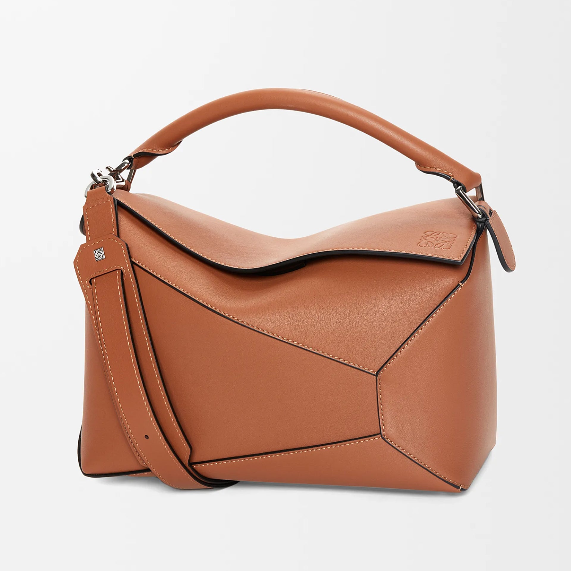Loewe Women's Medium Grained Cowhide Puzzle Handbag Solid Color Patchwork Crossbody Bags Bag 0010896454 #76833