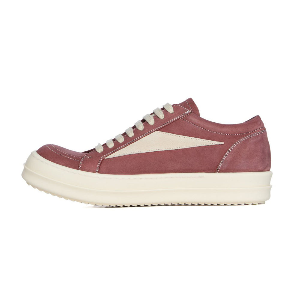 Rick Owens Men's And Women's Spring/Fall Fashion Casual Round Toe Lace Up Color Block Flat Low Top Sneakers Shoes #79449
