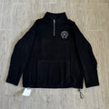 Chrome Herats Polar Fleece Zip Stand Collar Sweatshirt#335654