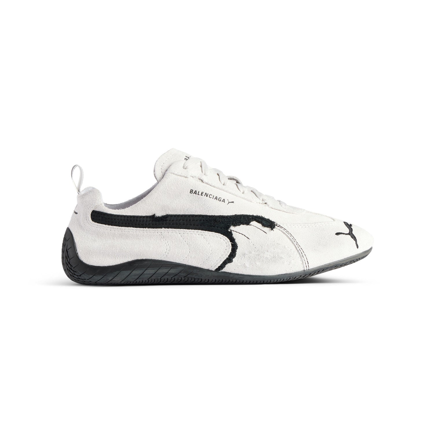 Balenciaga X PUMA SPEEDCAT BALENCIAGA Men's And Women's Spring/fall Fashion Casual Round Toe Lace Up Flat Low Top Thin Suede Sneakers Casual Shoes #79286