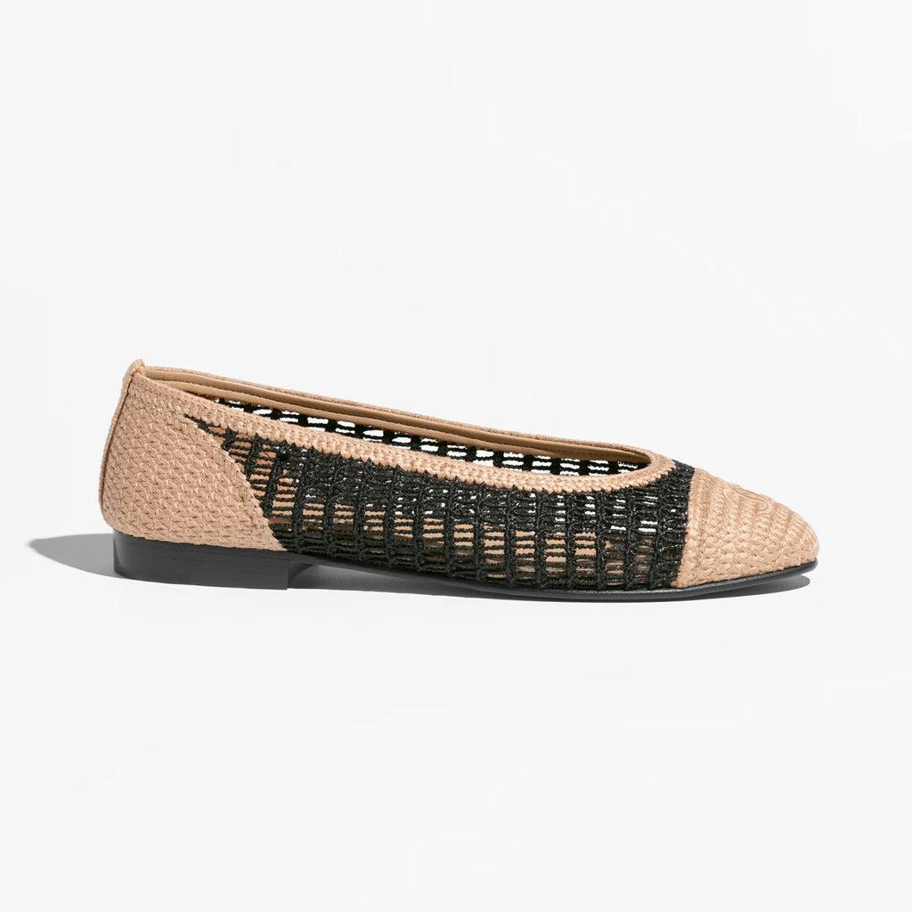 Chanel Women's Summer Colour-Block Knitted Casual Ballet Flats Shoes #76994
