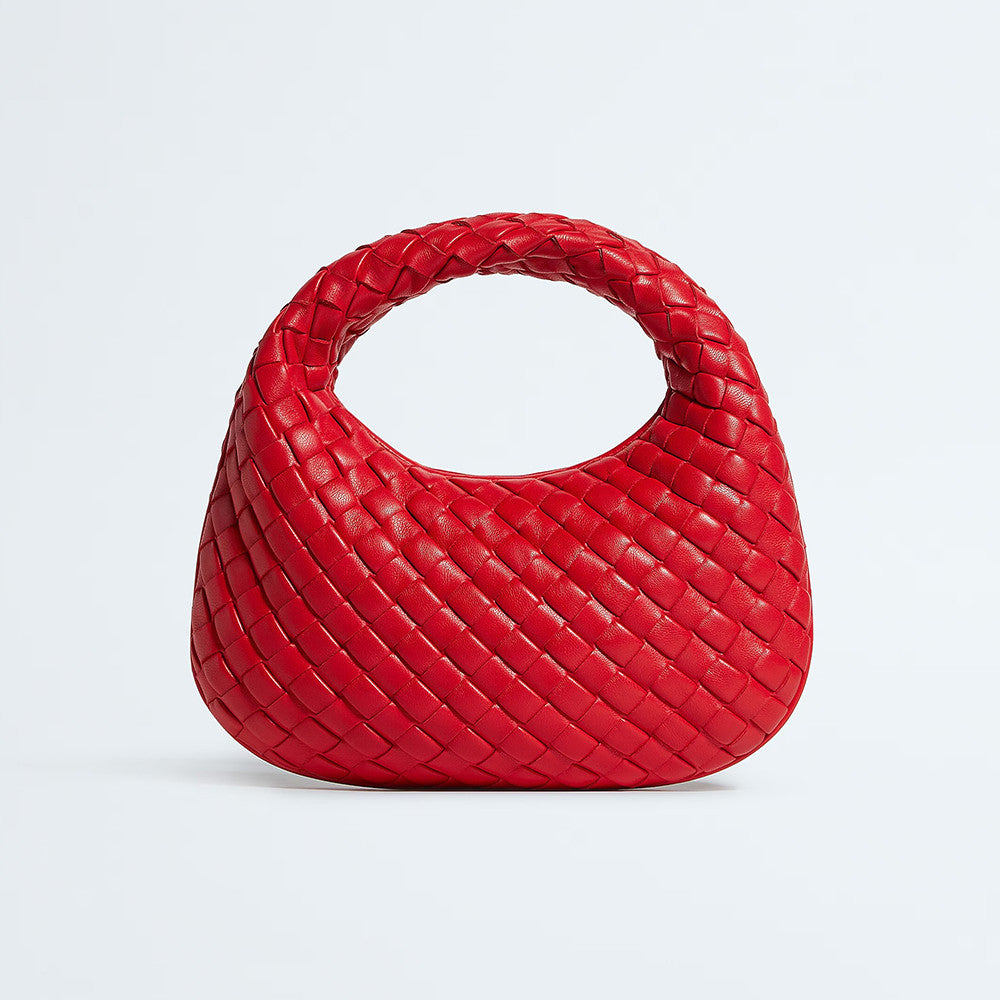 Bottega Veneta Mini Veneta Handbag Intrecciato-woven Fashionable Clutch Bag Solid Colour 867031V66V07258 #197545