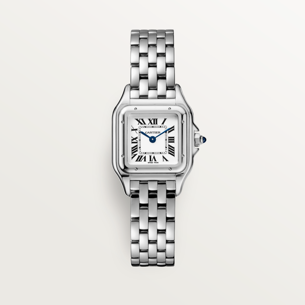 Cartier Cheetah Collection Silver Fashion Small Square Watch #96317