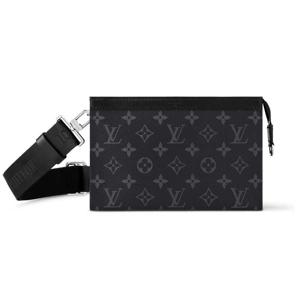 Louis Vuitton GASTON Classic printed men's and women's fashion Adjustable removable shoulder strap Zipper closure Coated canvas Shoulder bag Handbag Bags M14036 #78445