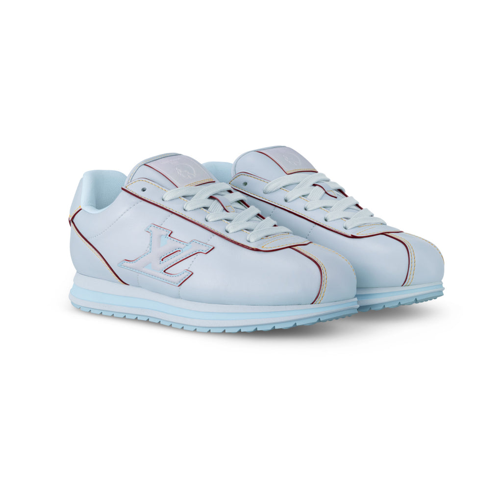 Louis Vuitton LV BUTTERSOFT Men's and Women's Spring/Summer Fashion Casual Round Toe Lace Up Logo Letter Decorated Leather Low Top Printed Sneakers Casual Shoes #78846  #335472
