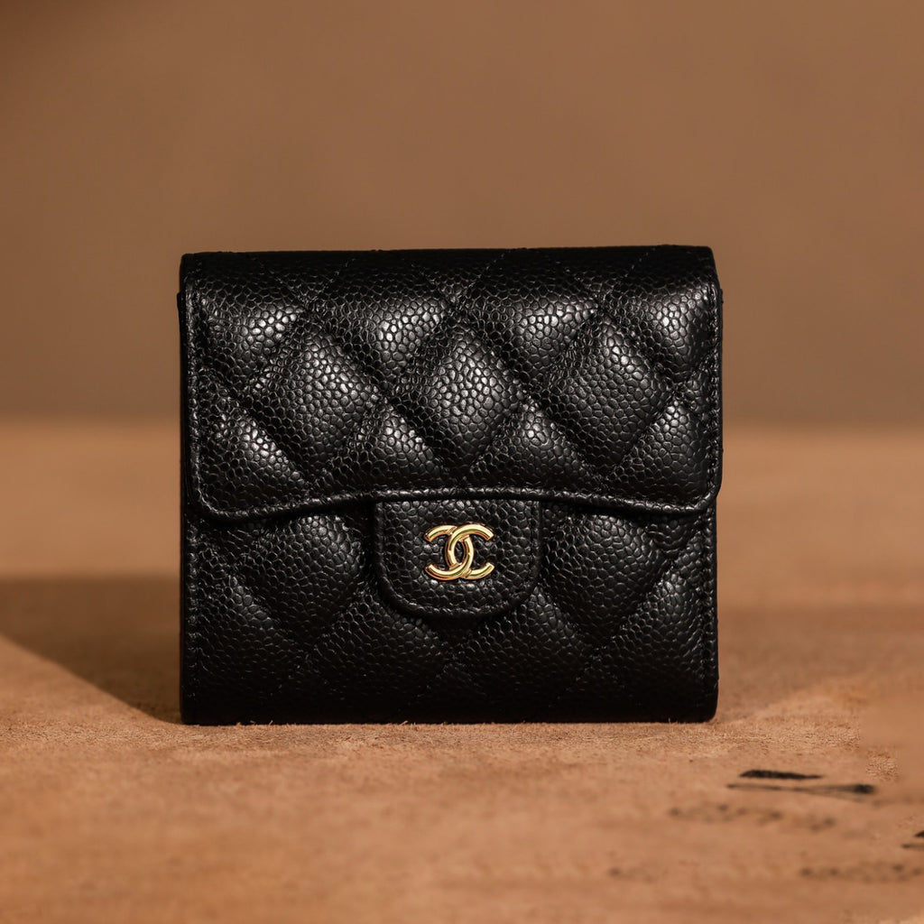 Chanel Women's Fashion Classic Leather Double C Logo Card Holder Bag Bags AP0231-Y01864-C3906 #79422