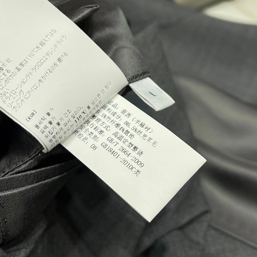 Loro Piana Men's Spring And Autumn Gentleman Bamboo Fiber Wool Suit Jacket Fashion Temperament Lapel Single-breasted Jacket Suit Pants Suit Set Ngvp #8887