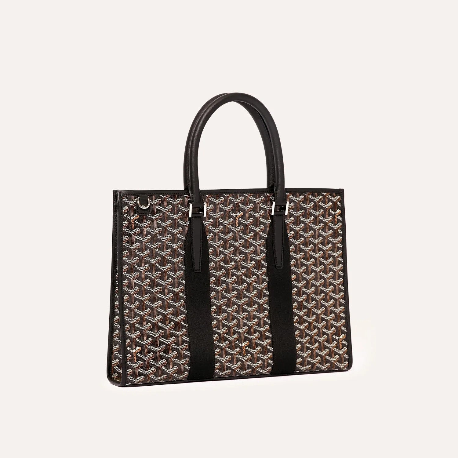GOYARD Morvan Men's And Women's Y Word Old Flower Full Print Canvas Spell Cowhide Shoulder Crossbody Handbag Briefcase Bag Bags #76426