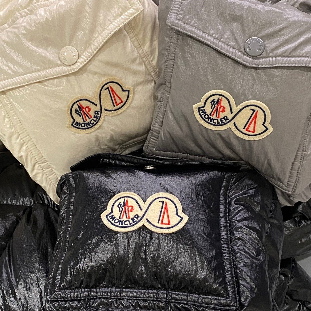 Moncler Men's Winter Solid Color Warm Zipper Casual Hooded Long Sleeve Puffer Down Jacket #73683