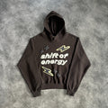 Broken Planet Shift Of Energy Hoodie Dark Brown