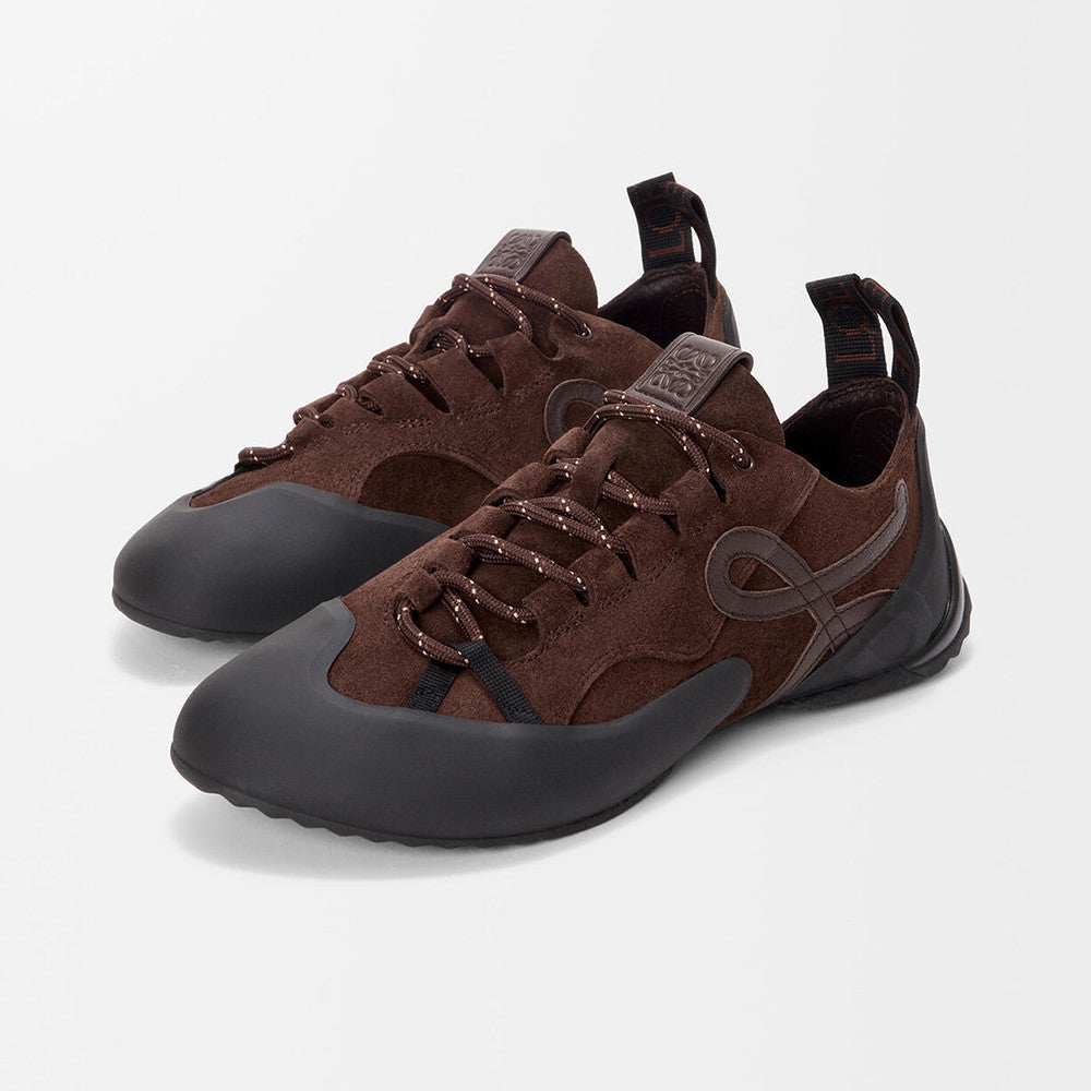 LOEWE Grip Sneaker in Calfskin Suede #381607