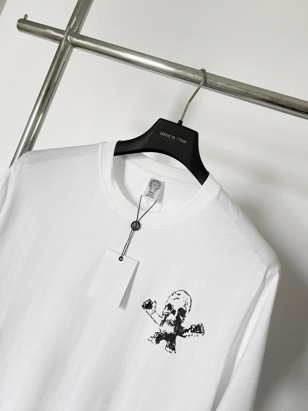 Chrome Hearts Men Women Summer Fashion Solid Color Foti Skull Print Casual Round Neck Short Sleeve T-Shirt Ngvp #8583