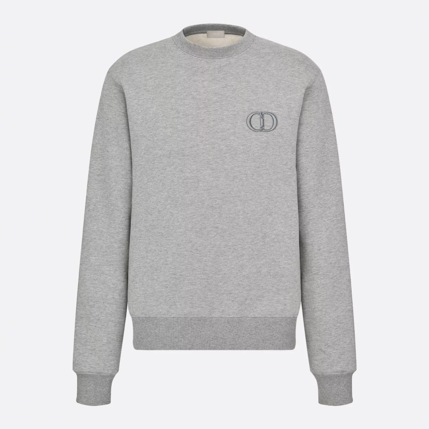 Dior Men's Spring and Autumn Solid Color Embroidery Letter Logo Round Neck Cotton Long Sleeve Sweatshirt Pullover #72911