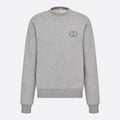 Dior Men's Spring and Autumn Solid Color Embroidery Letter Logo Round Neck Cotton Long Sleeve Sweatshirt Pullover #72911