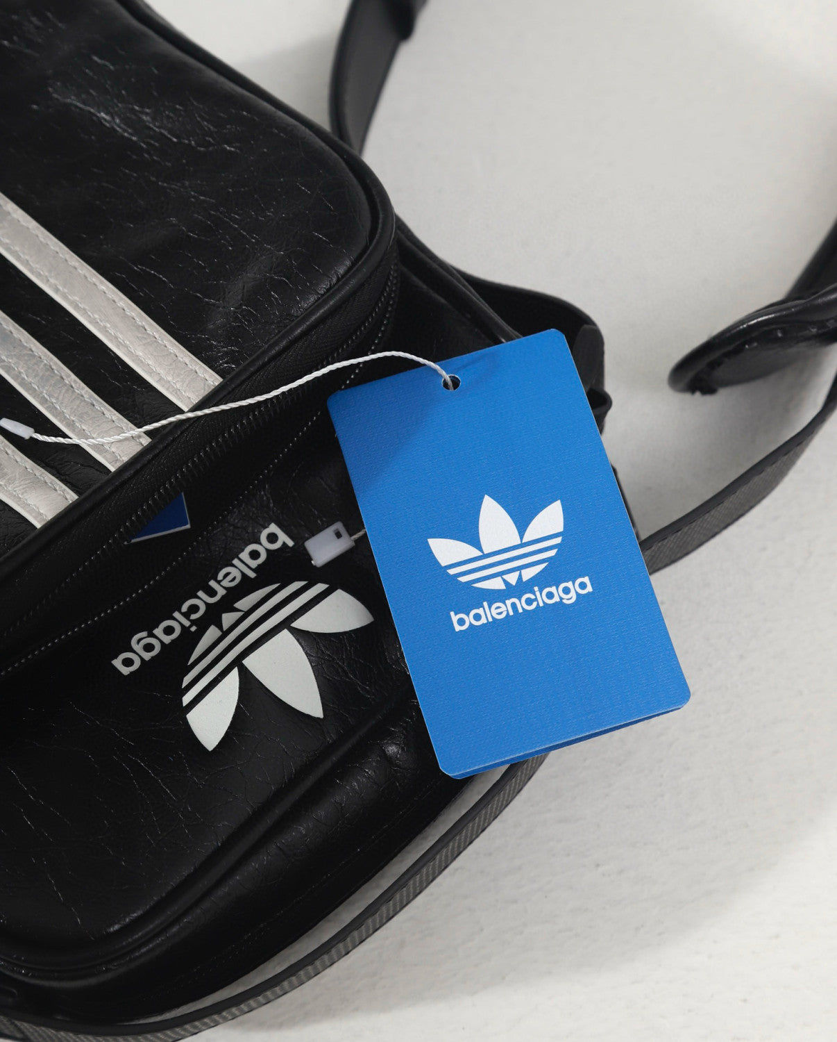 Balenciaga x Adidas Men's and Women's Unisex Fashion Casual Adjustable Strap Printed Leather Shoulder Bag Crossbody Bag Bags #78453