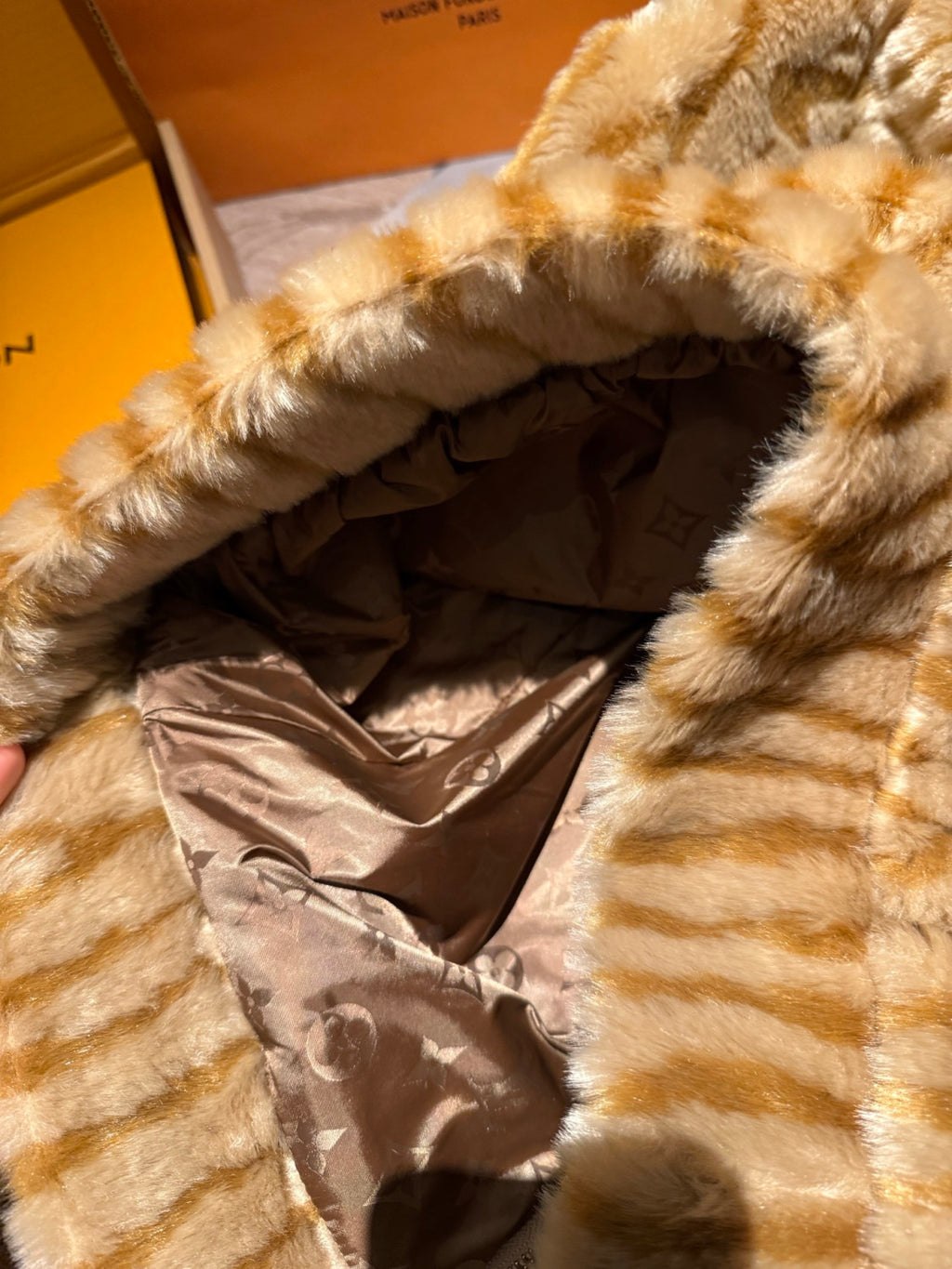 Louis Vuitton Epi Fleece Hooded Blouson #334486