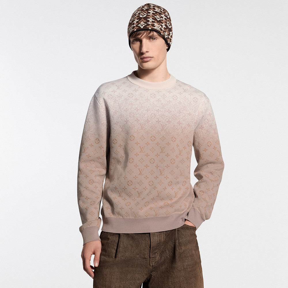 Louis Vuitton Monogram Long-Sleeved Crewneck 1AJTX9 #337083