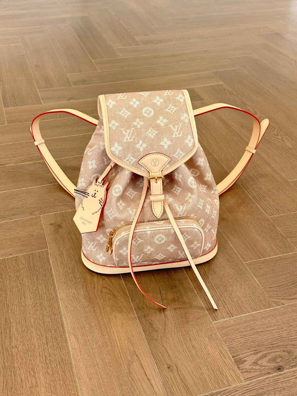 Louis Vuitton Women's Montsouris Small Backpack Meowgram Pattern M15135 #333211