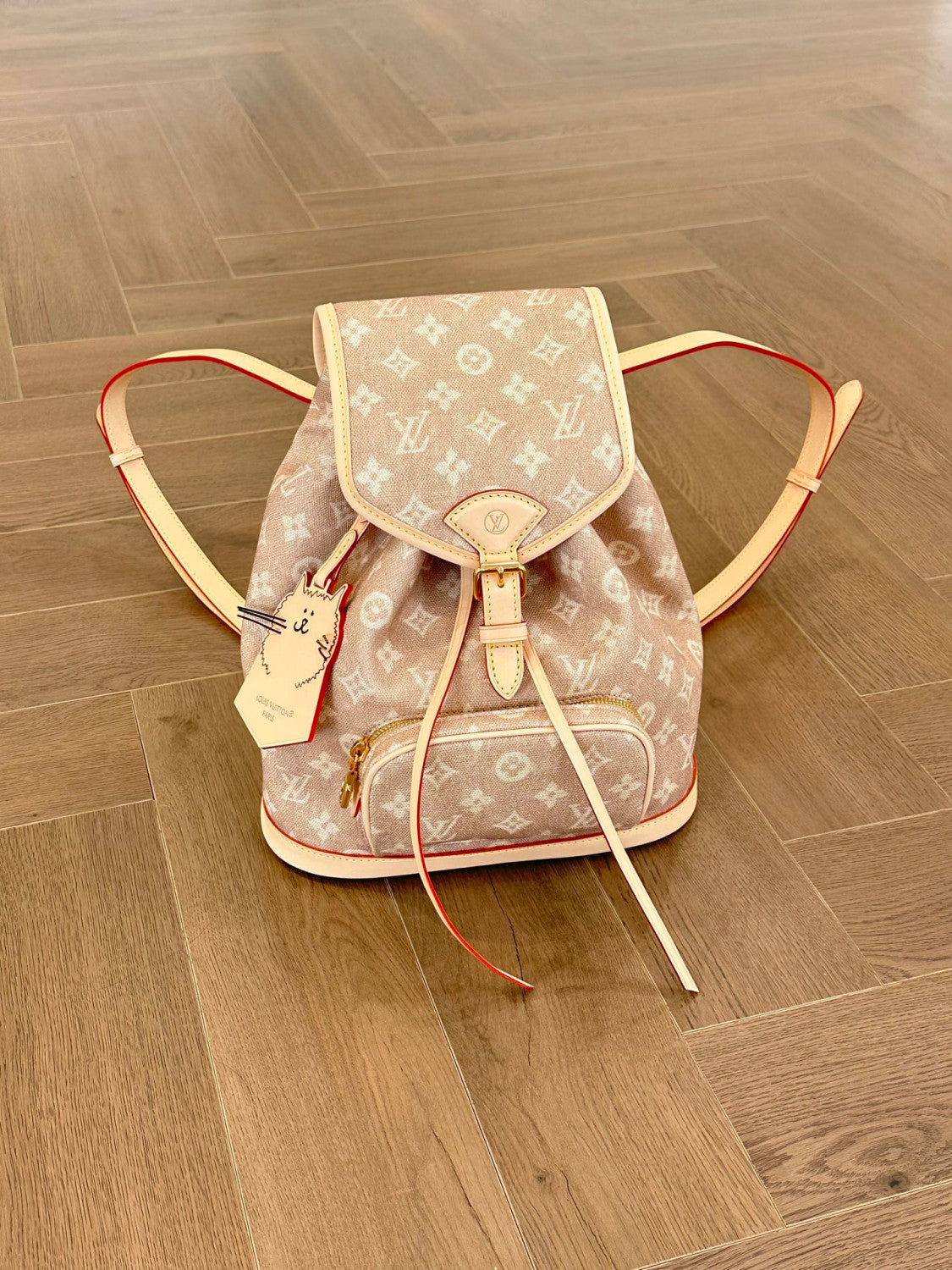 Louis Vuitton Women's Montsouris Small Backpack Meowgram Pattern M15135 #333211
