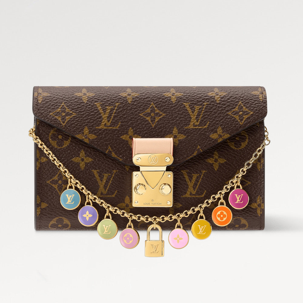 Louis Vuitton  Pouch Metis Women's Belt Leather Belt With Gold Chain Monogram Canvas Pendant Lvc Buckle New Arrival Bag Bags M4588Z #196923
