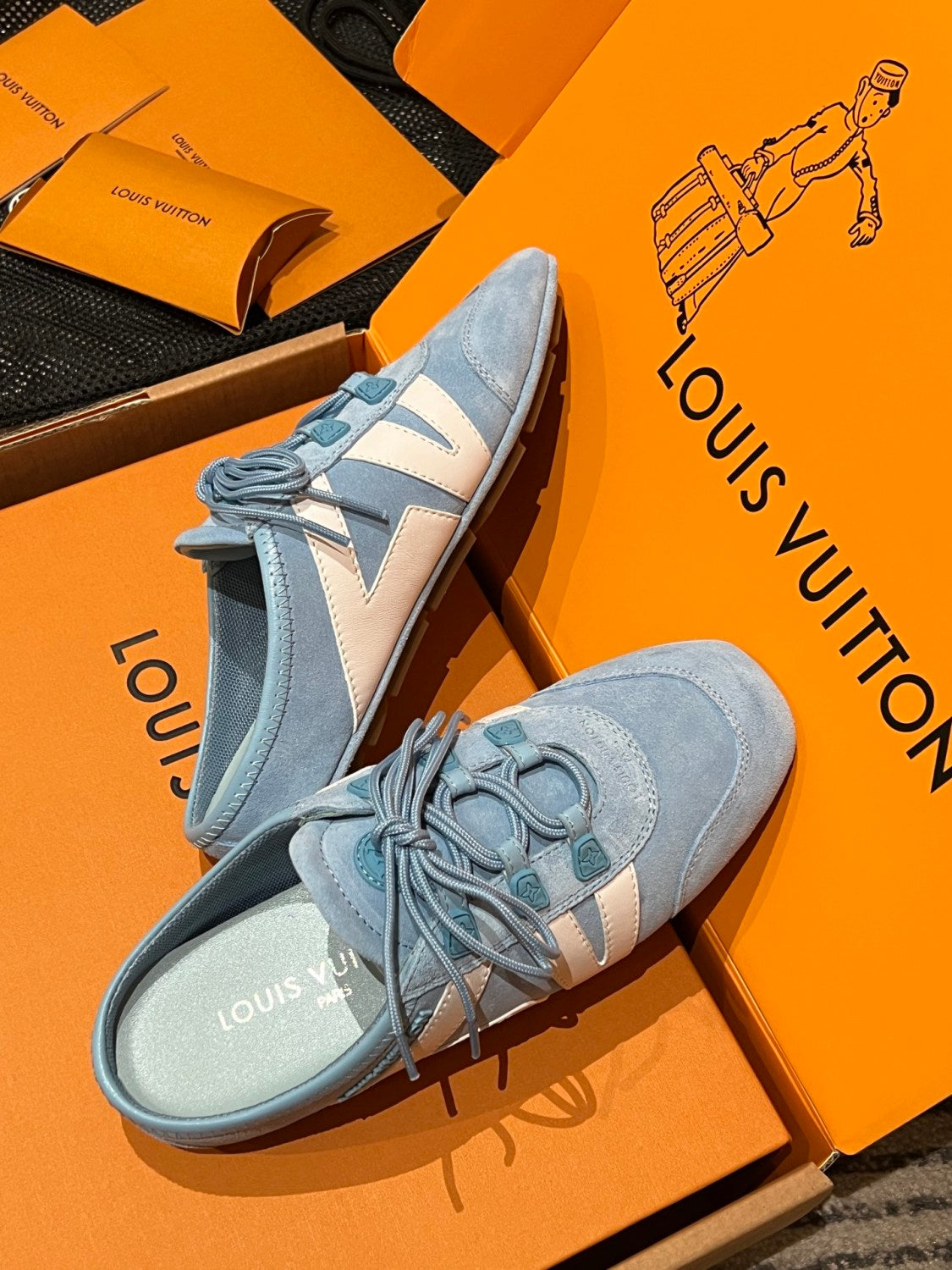 LOUIS VUITTON LV Sneakerina Open Back Shoes 1AK5AV #382049