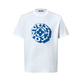 Louis Vuitton Men's And Women's Summer Solid Color Logo Pattern Printed Round Neck Cotton Short Sleeved T-shirt #77812